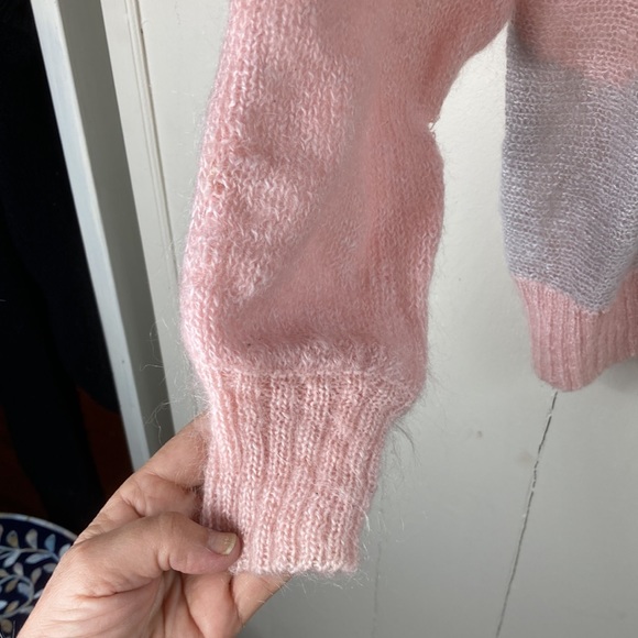 Vintage raglan sleeve spring sweater L - Picture 2 of 11